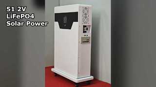 51.2V LiFePO4 배터리 200Ah 300Ah 태양열 저장