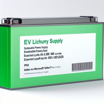 Expected Cycle Life 000 Cycles 100%DOD and IP65 Waterproof Standard EV Lithium Battery Pack for Sustainable Power Supply
