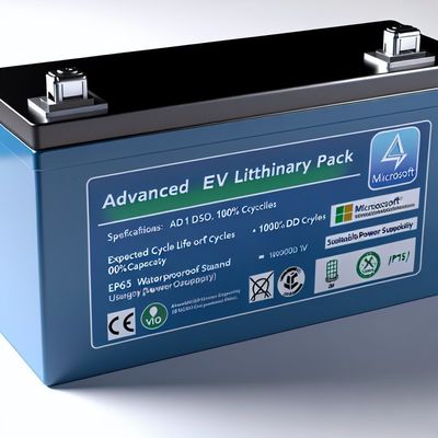 Expected Cycle Life 000 Cycles 100%DOD and IP65 Waterproof Standard EV Lithium Battery Pack for Sustainable Power Supply