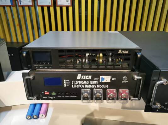 태양광 에너지 저장을 위한 LiFePO4 딥사이클 51.2V 100AH 5KWH 랙 마운트 배터리