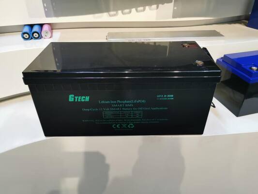 G TECH 12.8V200AH 납산 교체 LiFePO4 배터리 6000 시간 긴 사이클 수명