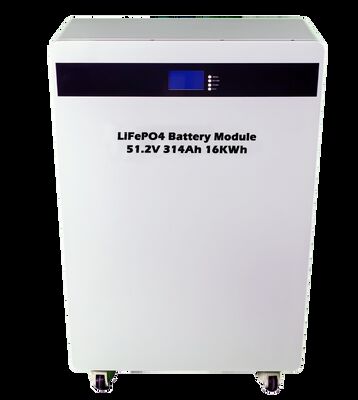 51.2V 314Ah 16KWH 바닥 스탠드 ESS LiFePO4 배터리 가정용 태양 에너지 저장용으로 6000 장 사이클 수명