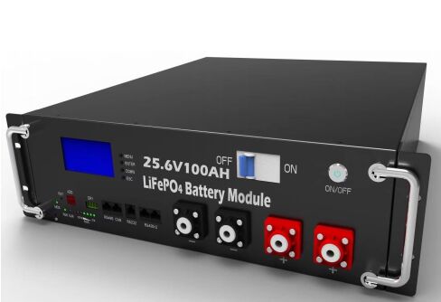 LiFePO4 배터리 팩 25.6V 100Ah 2.56KWh UPS 발전소용 랙 장착형 에너지 저장 배터리