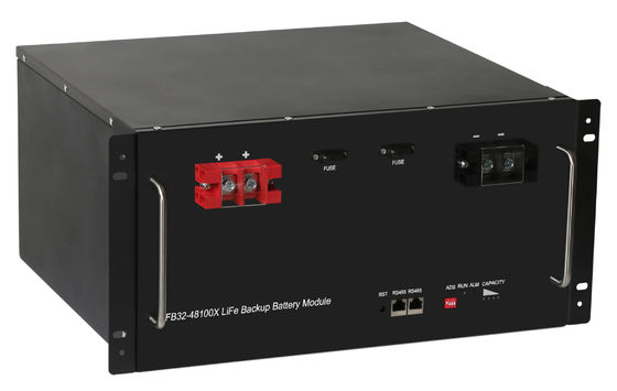 알루미늄은 1U 2U 5U 48V 100AH Lifepo4 건전지 팩의 껍데기를 벗깁니다